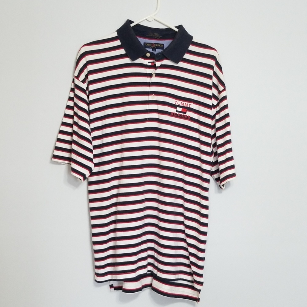 Tommy Hilfiger Golf Polo Large Big Flag